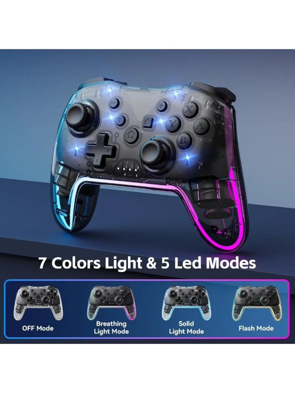 Ergonomic Wireless Game Controller for Switch, PC, iOS & Android - Ultimate